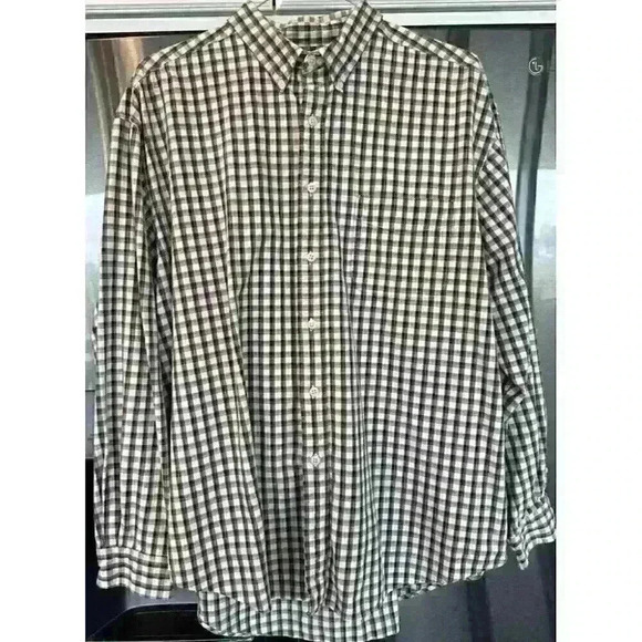 Abercrombie & Fitch Shirt Mens‎ XL Flannel Green And Red Plaid Checkered Shirt - Picture 1 of 7